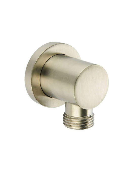 round wall elbow in brushed nickel