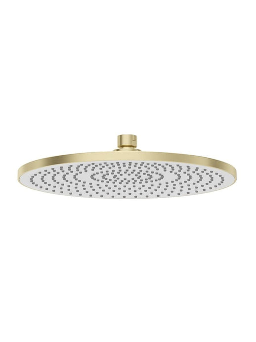 shower head in brushed gold