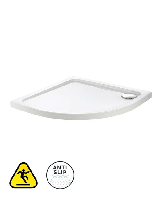 anti slip corner shower tray and waste