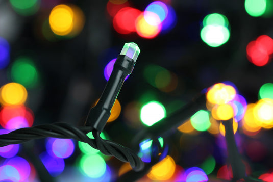 4.5M 360L Diamond Led Connectable Cluster Light - Multicoloured