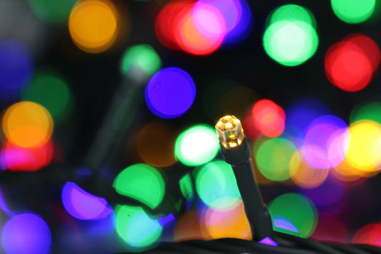 4.5M 360L Diamond Led Connectable Cluster Light - Multicoloured