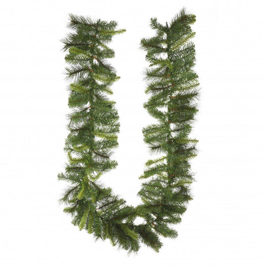 2.7m x 30cm mixed pine green garland